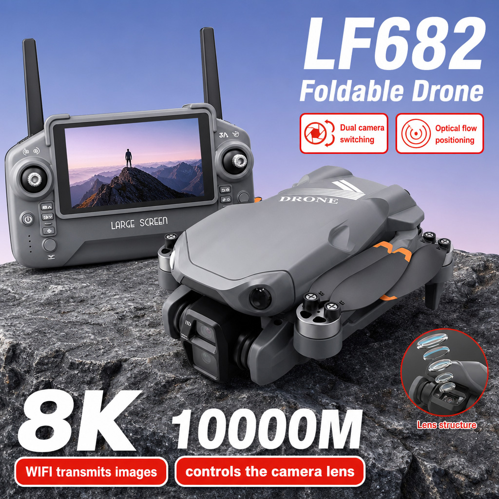 Drone Racing Camera - Дрон для аэрофотосъемки LF682 с двумя