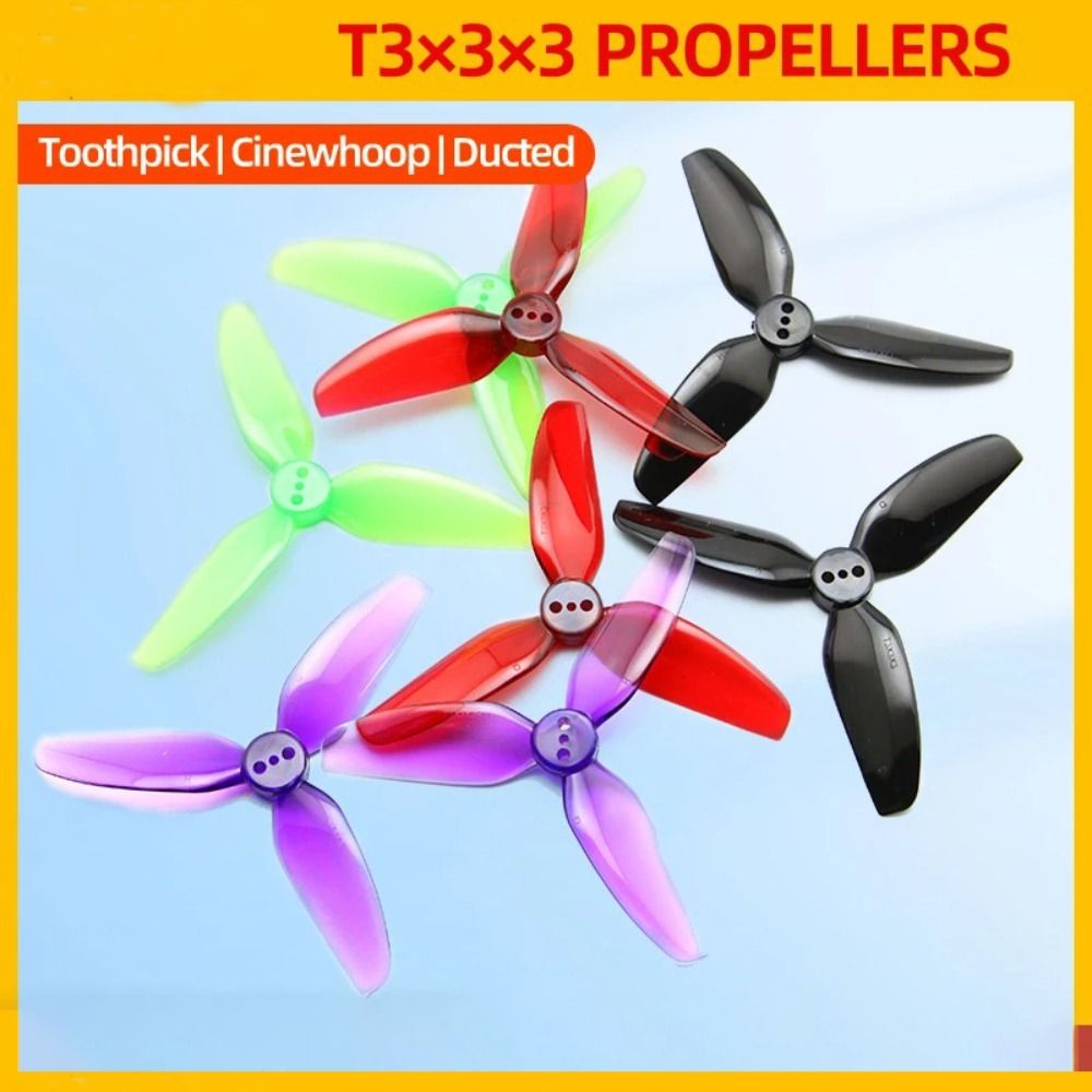 2 пары пропеллеров HQProp T3X3 – обзор и цена Drone Racing Propeller
