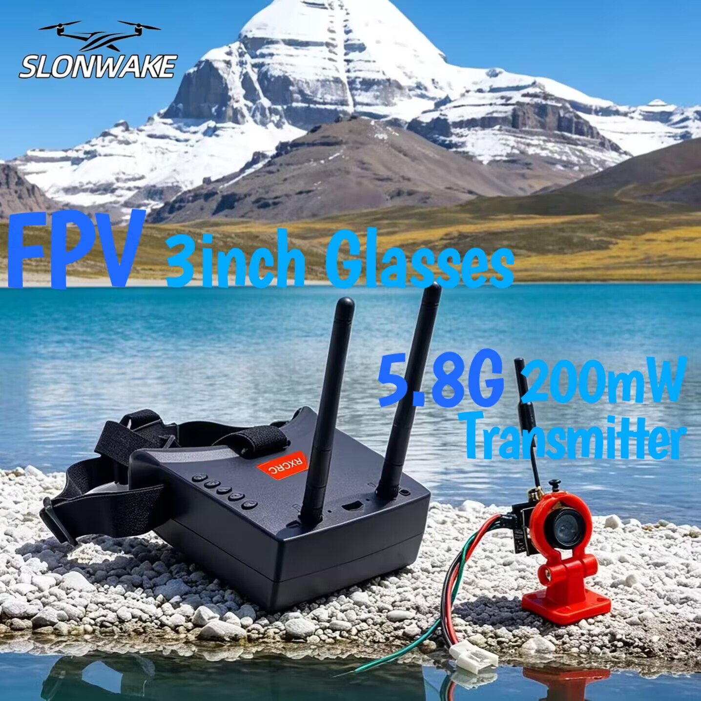 Аналоговая видеопередача SLONW – обзор и цена Drone Racing Camera